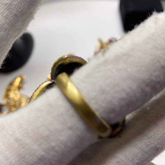 Kirk's Folly VTG Flower ring - Picture 5 of 5